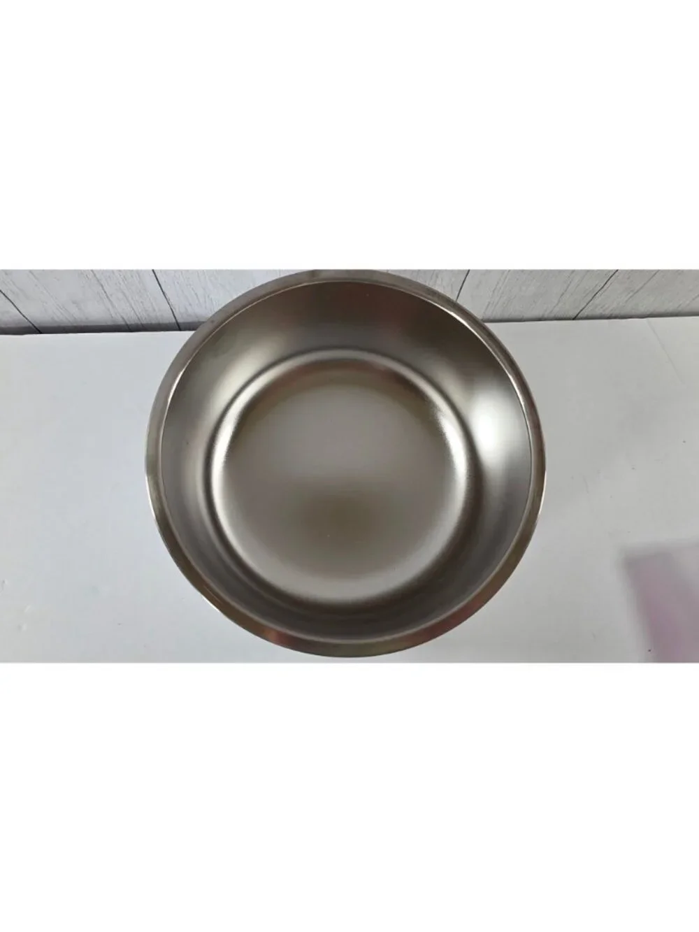 YETI BOOMER 8 STAINLESS STEEL DOG BOWL WHITE NON-SLIP FOOD WATER DISH 64 OZ